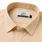 Men’s Beige Skin color Formal Shirt Slim Fit