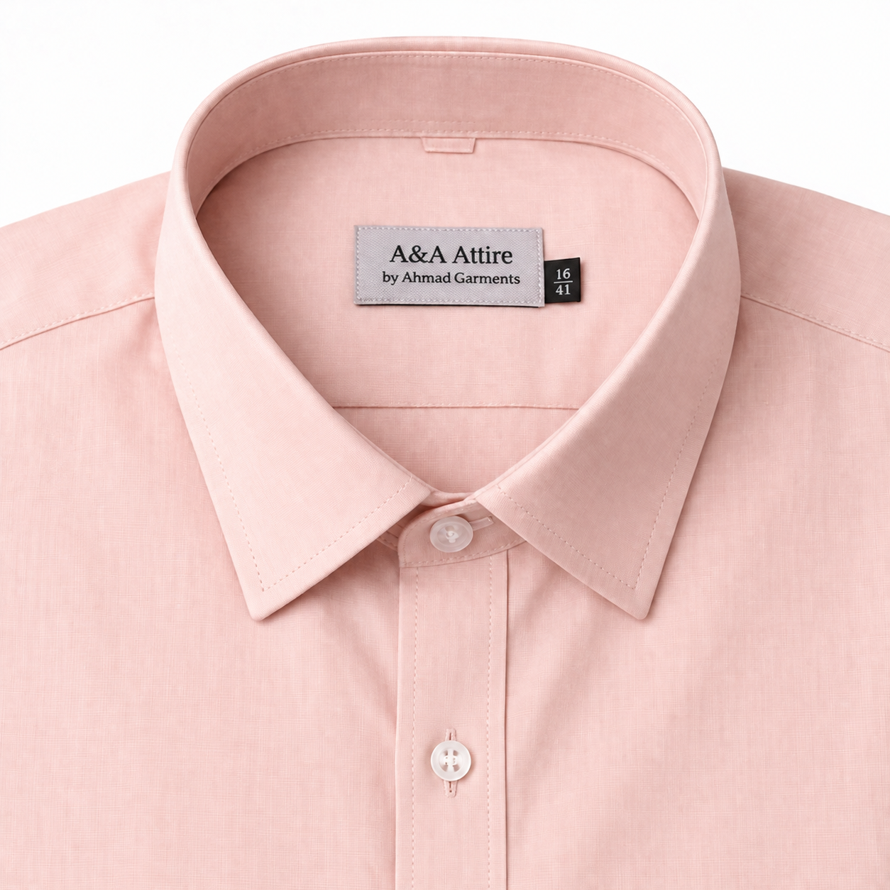 Men’s Soft Peach Formal Shirt Slim Fit