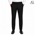 Men's Classic Jet Black Dress Pant