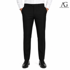 Men's Classic Jet Black Dress Pant