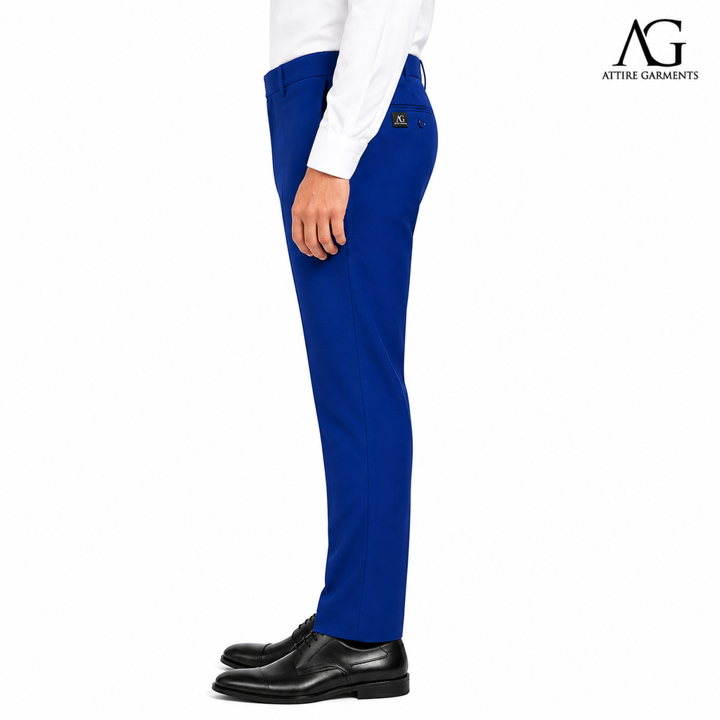 Men's Classic Royal Blue Dress Pant