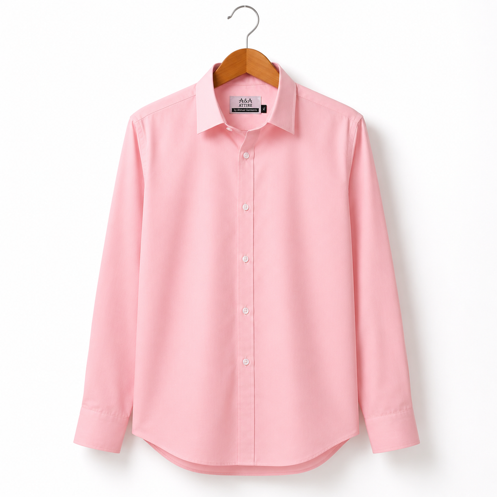 Men’s pink Formal Shirt Slim Fit