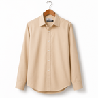Men’s Beige Skin color Formal Shirt Slim Fit