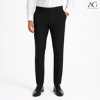 Men's Classic Jet Black Dress Pant