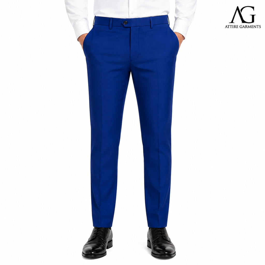 Men's Classic Royal Blue Dress Pant