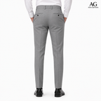 Men's Classic silver slate grey Dress Pant